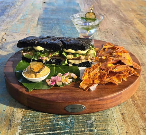 Surf Shack Eatery's Taniwha Toastie.