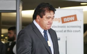 Sonny Tau outside court
