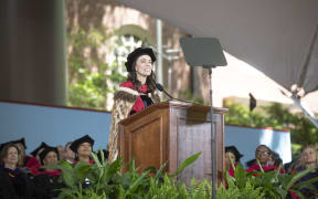 Jacinda Ardern has received an honorary law doctorate from Harvard University.