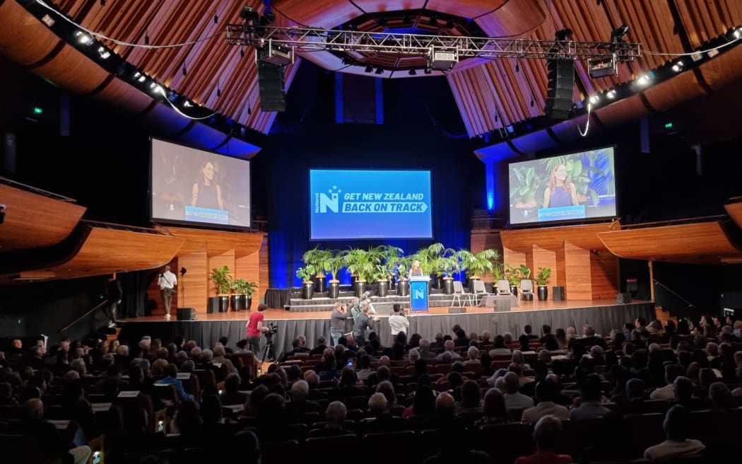 National Party conference, at the Michael Fowler Centre in Wellington, on Saturday 24 June 2023.
