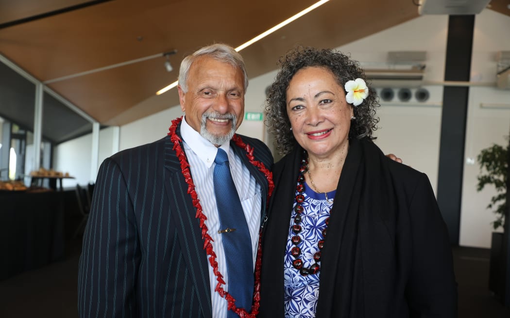Former National MP Anae Arthur Anae and Repeka Lelaulu president of P.A.C.I.F.I.C.A Inc 20 November 2024