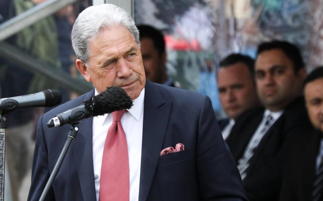 Winston Peters at Rātana Pā.