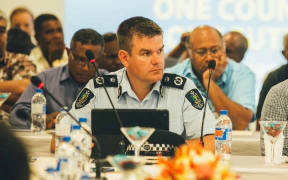 Solomon Islands' police commissioner Matthew Varley.