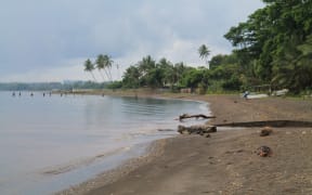 East New Britain shoreline, Papua New Guinea.