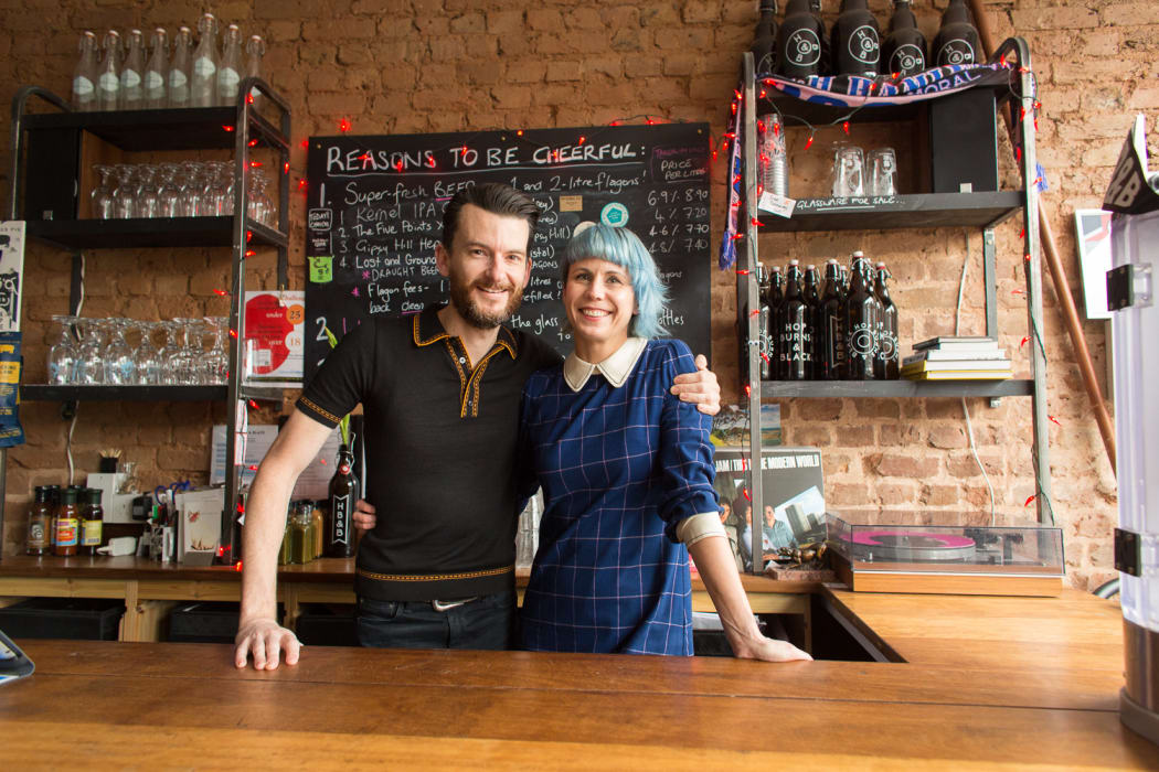 Jen Ferguson and Glenn Williams who run Hop Burns and Black in South London