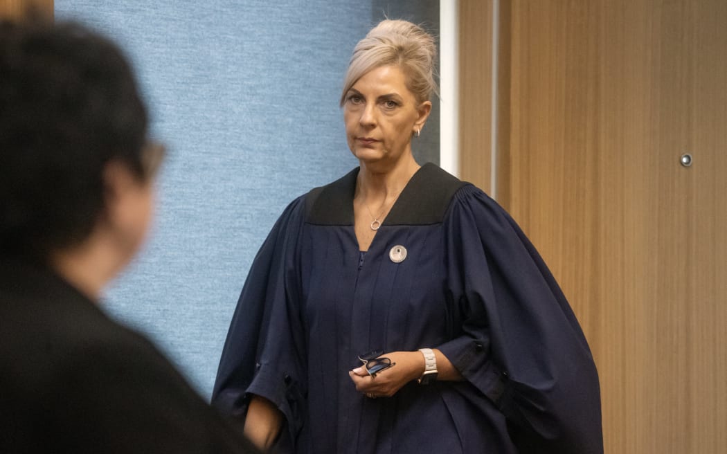 29th November 2023 Iain McGregor/The Press/Pool
Christchurch Masjidain Attack Coronial hearing.
Coroner Brigitte Windley.
