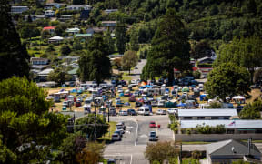 The protest at Picton.