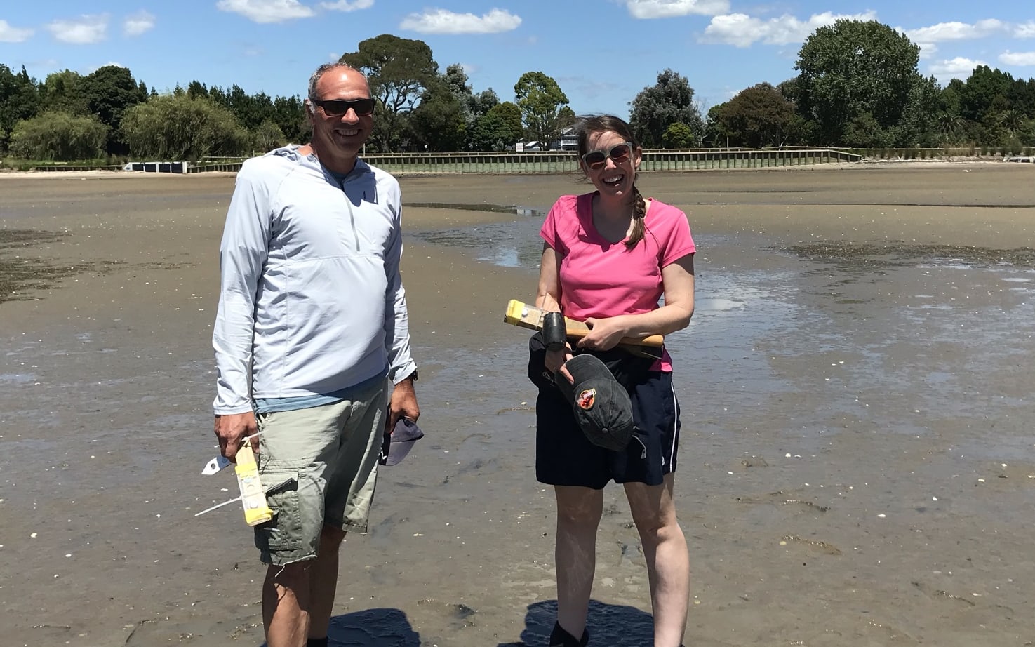 Professor Conrad Pilditch and Dr. Rebecca Gladstone-Gallagher
