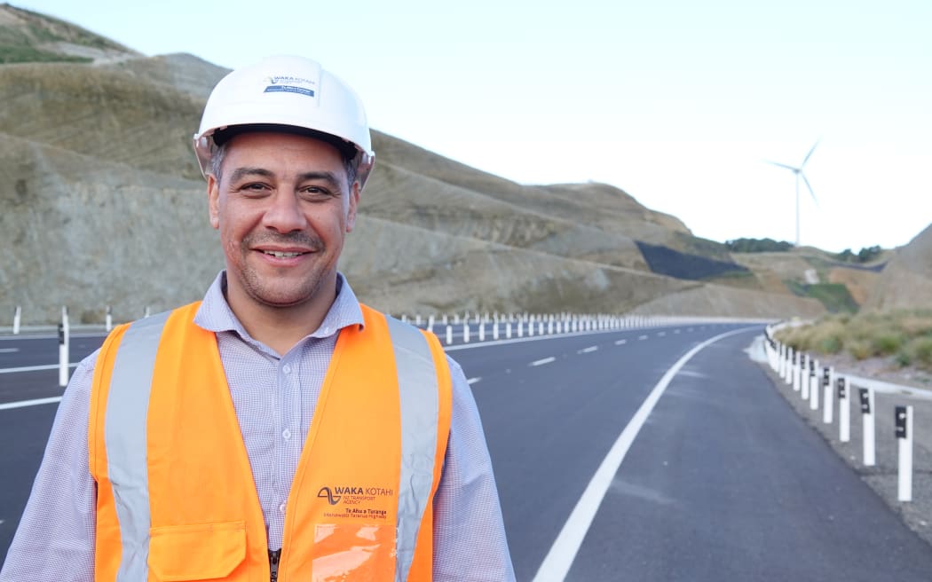 Grant Kauri says working on the new highway is a career highlight.