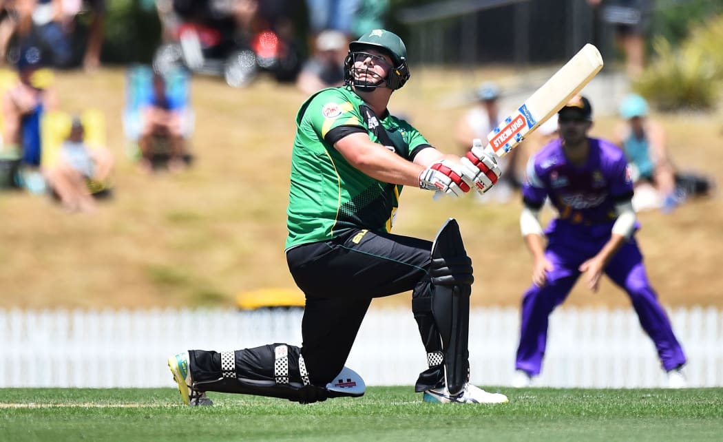 Jesse Ryder goes on the attack for the CD Stags.