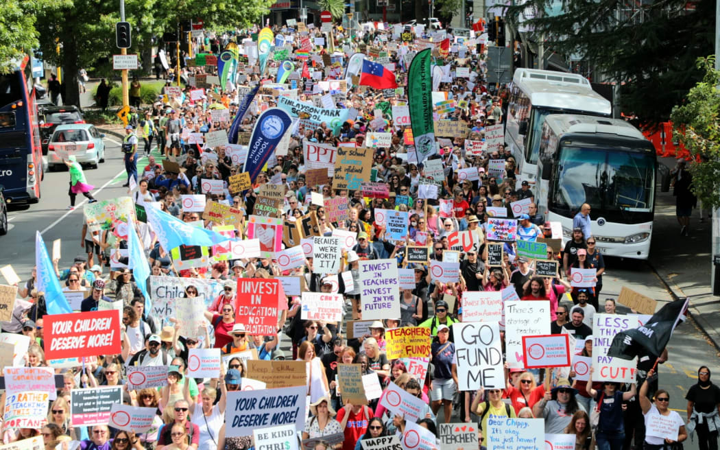 Teachers' strike in Auckland