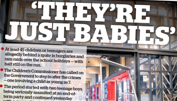 Last weekend's Herald on Sunday foregrounds anxiety about a surge of kids committing crimes.