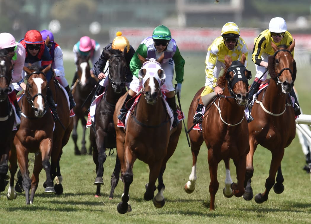Prince of Penzance ridden by Michelle Payne wins the Melbourne Cup on Melbourne Cup Day at Flemington Racecourse in Melbourne Tuesday Nov. 3, 2015.