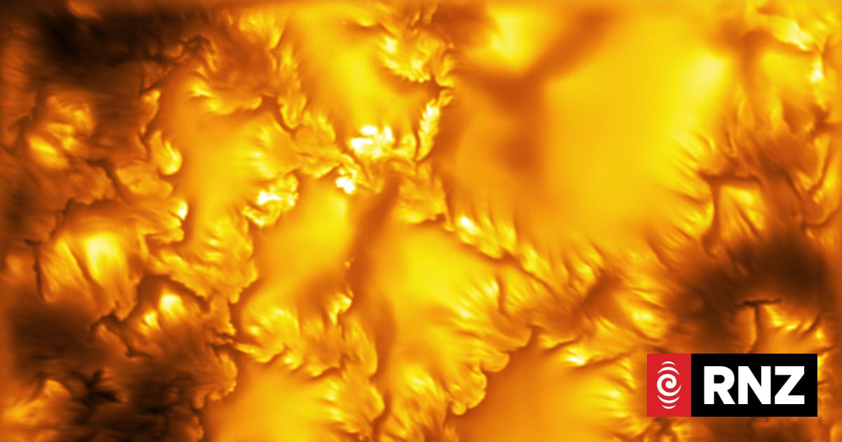 Sun's swirling surface captured in spectacular detail by world's largest solar telescope