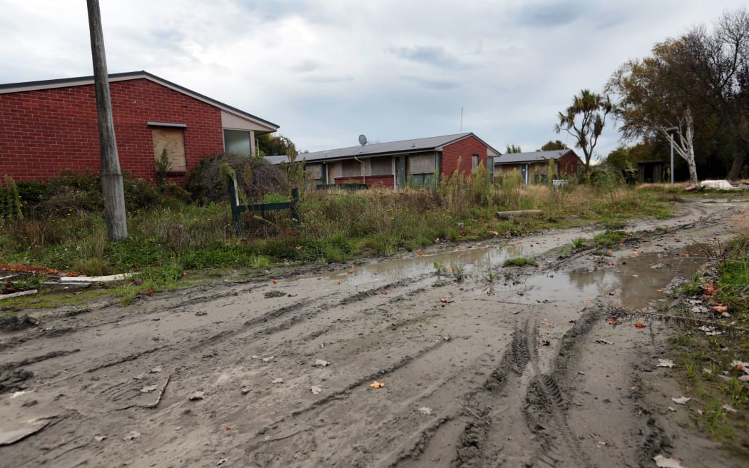 Housing damaged by the Christchurch earthquake