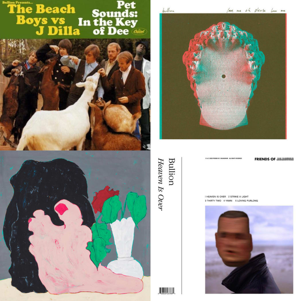 composite image of cover art from producer Bullion