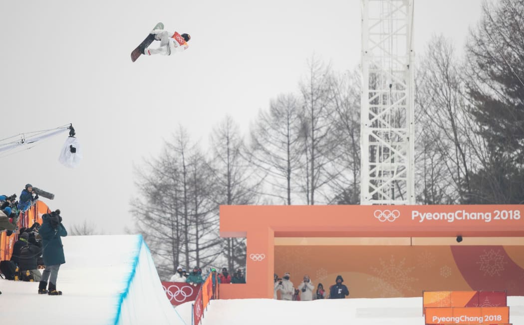 Shaun White flies high at the 2018 Winter Olympics.