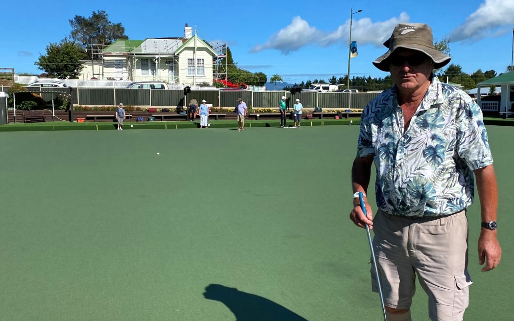 Kihikihi Bowling Club president Dave Barnett.