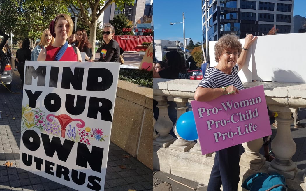 Abortion rally in Auckland
