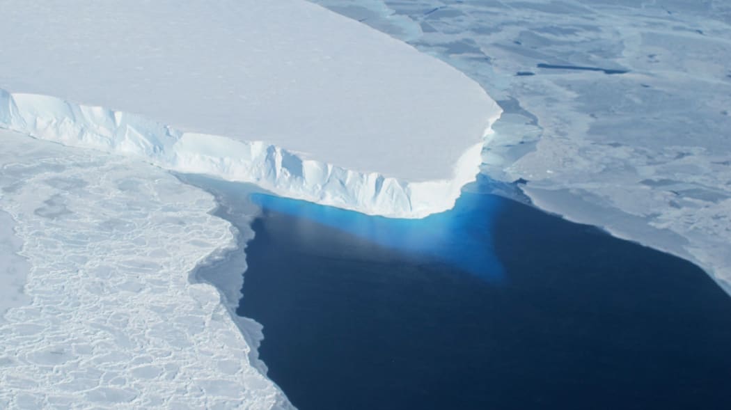 Thwaites Glacier in Western Antarctica.