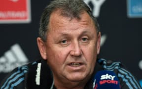 Ian Foster coach of All Blacks during All Blacks Press Conference at Sandton Convention Centre, Johannesburg, South Africa on the 11 August 2022 © Sydney Mahlangu/BackpagePix  / www.photosport.nz