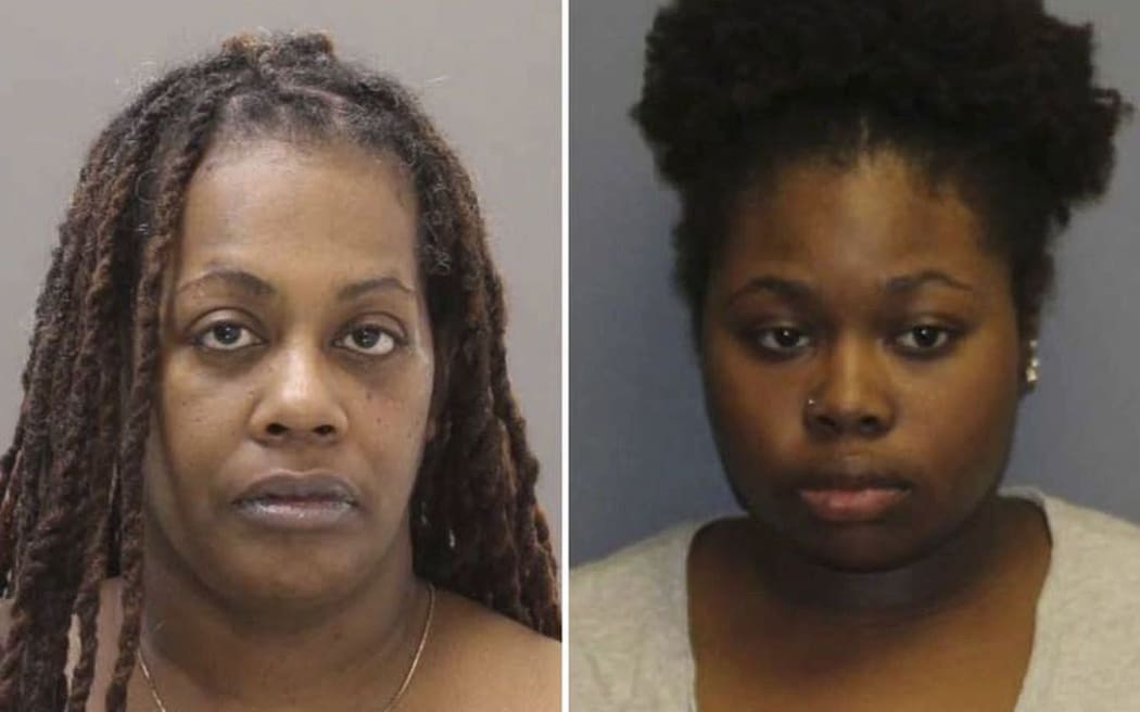 This police handout shows suspects Shana Decree, left, and Dominique Decree.