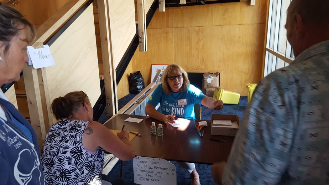 ‘Kaikoura Council hands out tickets for rationed petrol as fuel runs low. Conan Young’