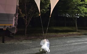 Trash balloon, South Korea