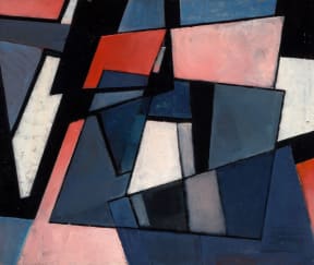 Wilfred Stanley Wallis  - Abstract composition derived from X ray plates – 1957