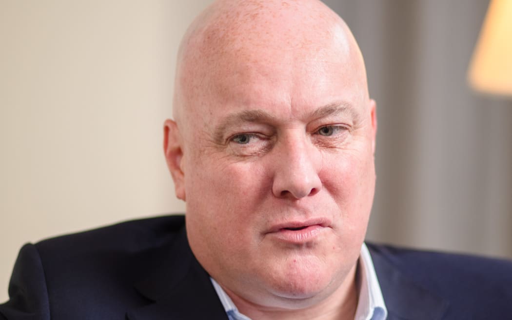 Leader of the National Party Christopher Luxon