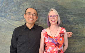 Pianist Jian Liu and soprano Jenny Wollerman