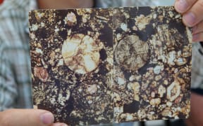 A close look at the makeup of the meteorite.