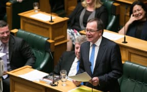 National's Murray McCully gives his valedictory speech to the House.