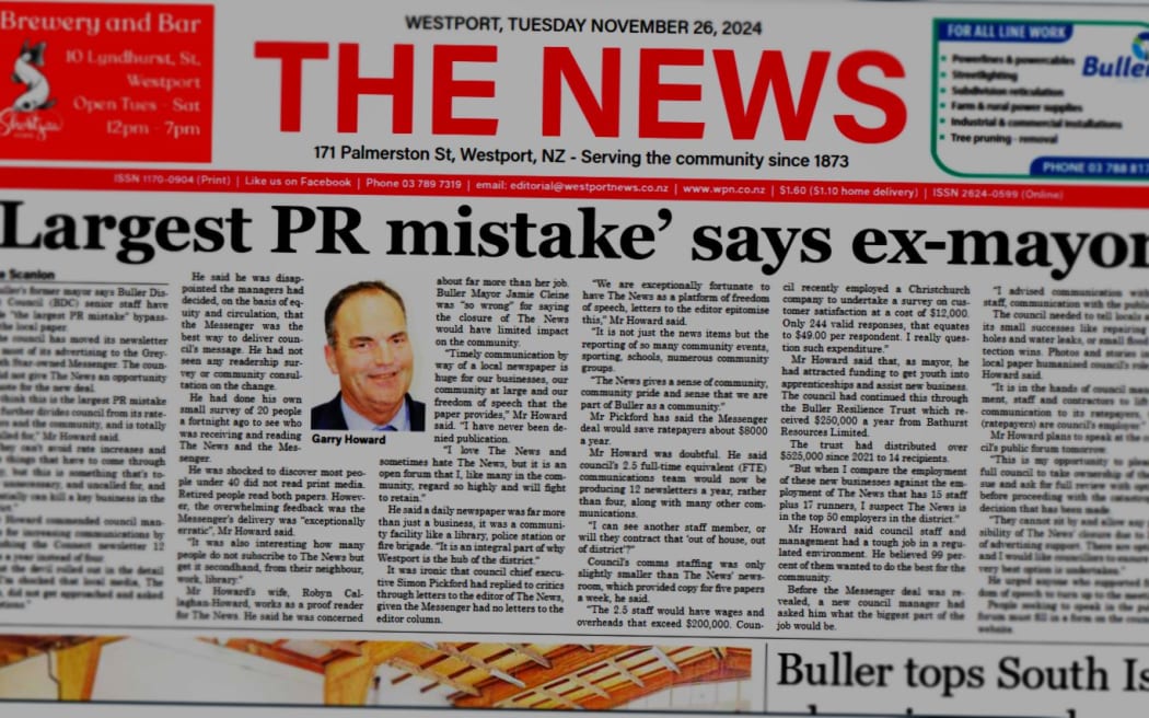 Westport News reports its own struggle to retain crucial advertising from the local council.