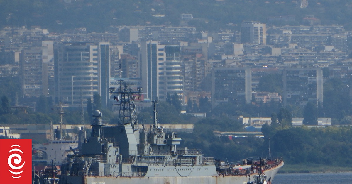 Russian landing ship Caesar Kunikov sunk off Crimea, says Ukraine | RNZ ...