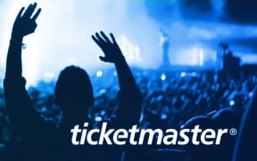An image of a concert with the words 'Ticketmaster' on it.