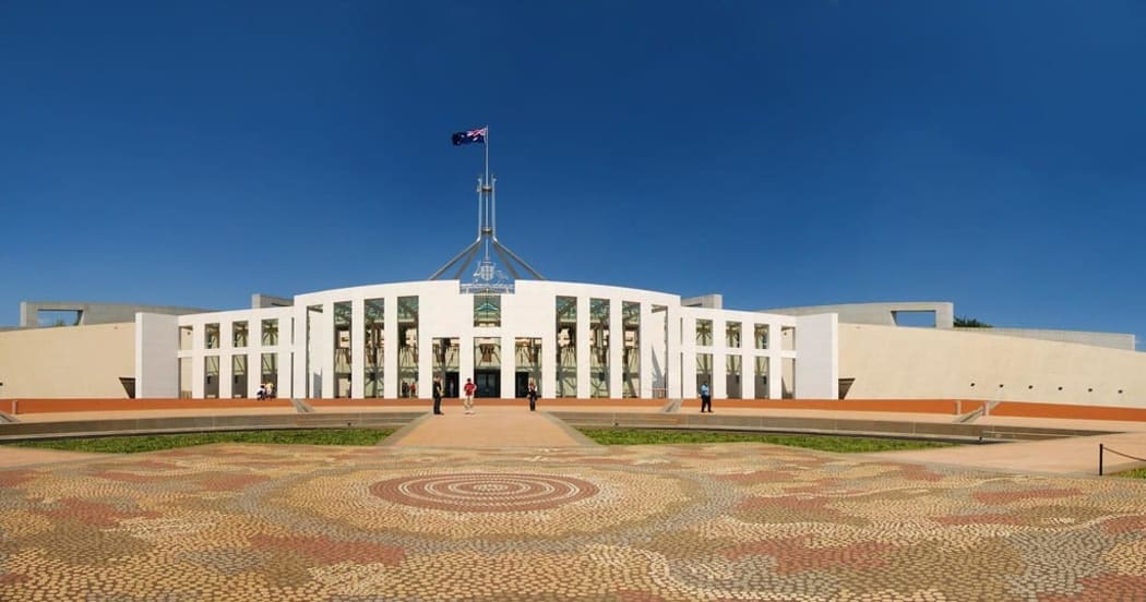 The Australian Parliament House, Canberra.