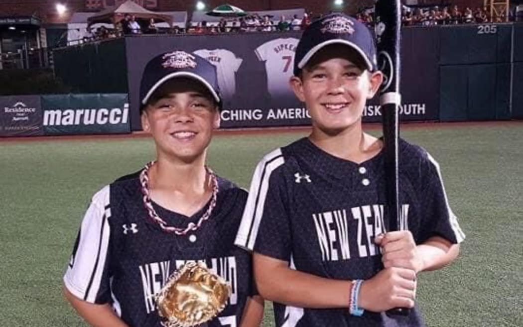 From representing New Zealand on the world stage at 10-years-old to signing a deal with the Phillies, Nikau Pouaka-Grego (right) hopes other rangatahi will follow their sporting dreams.