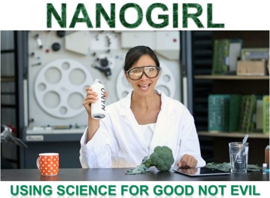 A photo of Michelle Dickinson as Nanogirl