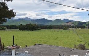 A view of the land purchased, looking out from the Kaituna Water Treatment Plant