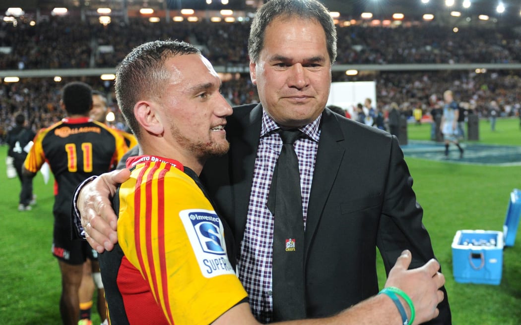 'Father and Son' - Dave Rennie (right) and Aaron Cruden