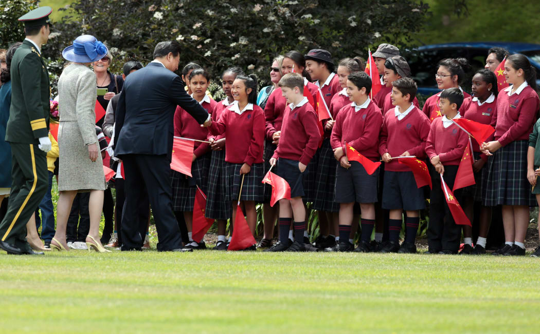 State welcome for Chinese President Xi Jinping at Government House Wellington.