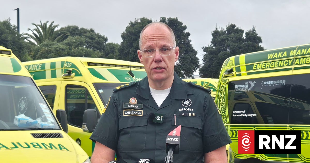Hato Hone St John braces for another call spike after record-breaking ambulance demand