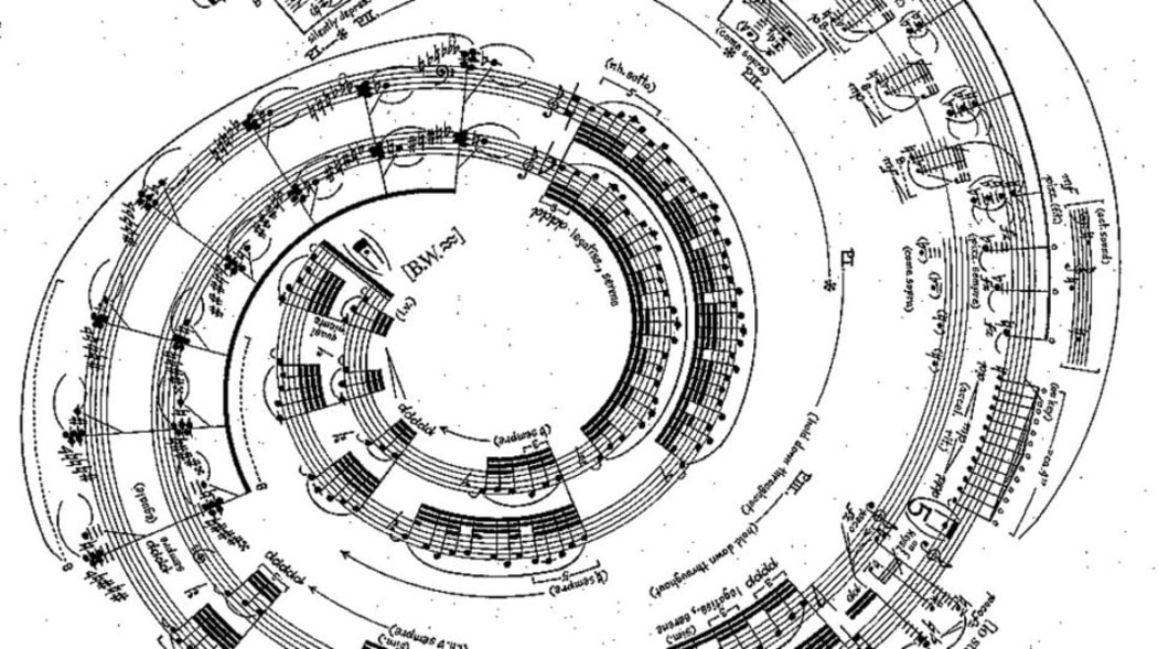 George Crumb's Spiral score
