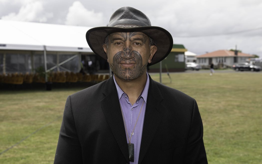 Kamaka Manuel on the first day of Rātana 2024