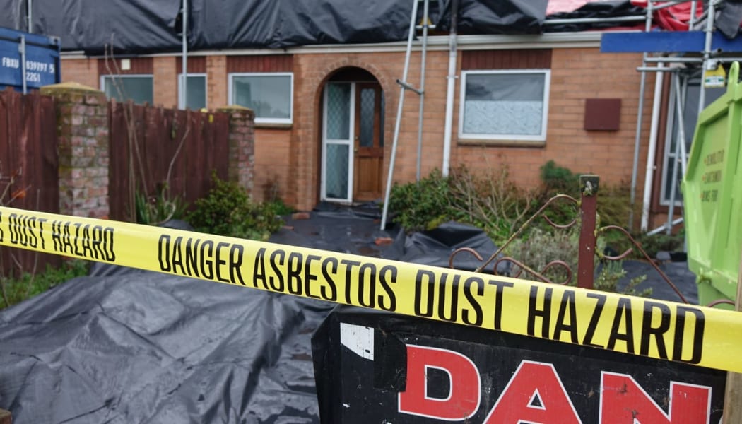 Abestos dust contaminated the Kaiapoi home.