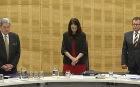 Prime Minister Jacinda Ardern and Cabinet observed one minute of silence to remember victims of the Whakaari / White Island eruption.