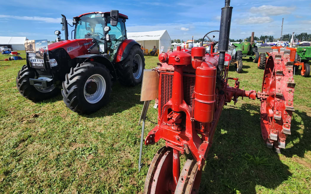 The old and the new. The Farmall tractor turns 100 this year
