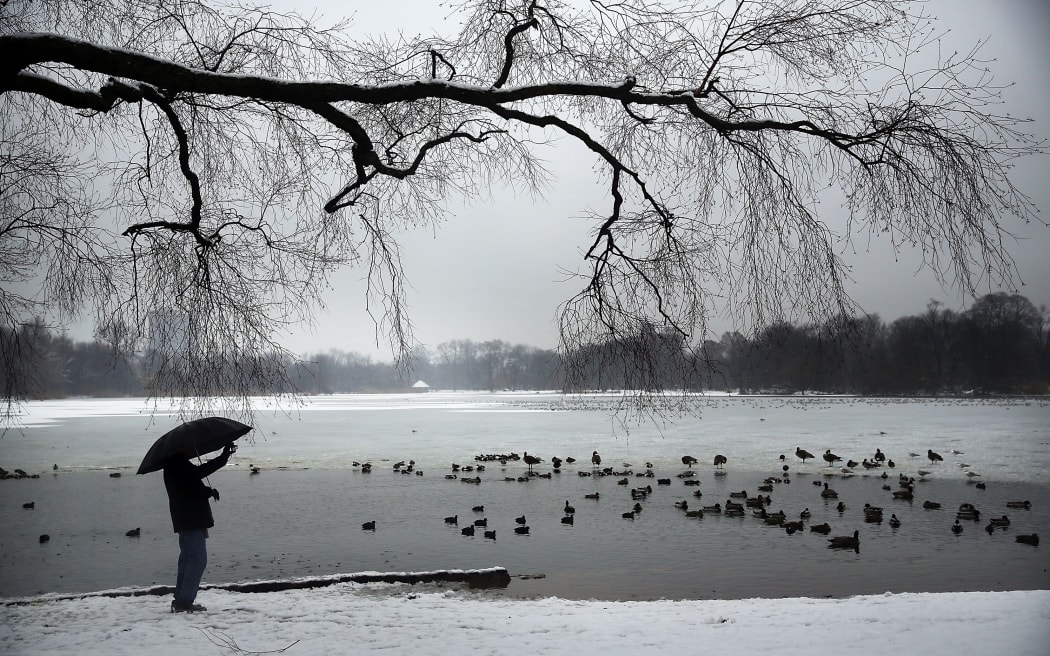 Brooklyn's Prospect Park following a storm on Saturday.