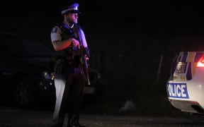 An image from the scene near Kawerau early on Thursday.